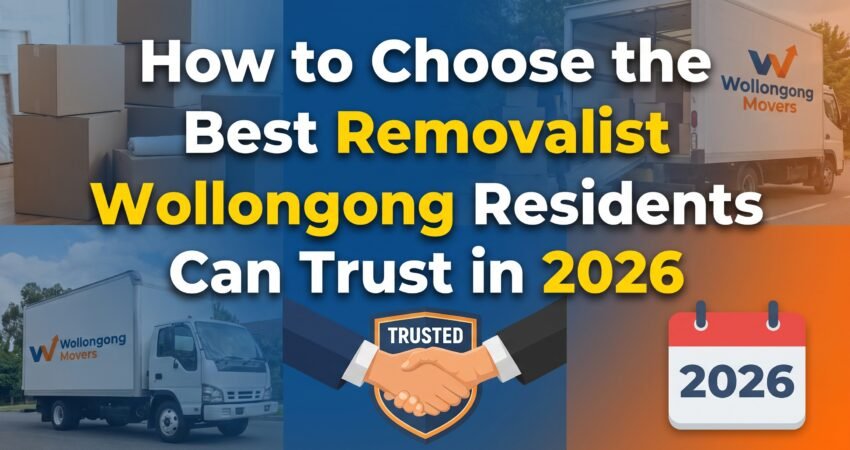 Choose best removalist Wollongong 2K 202607112229